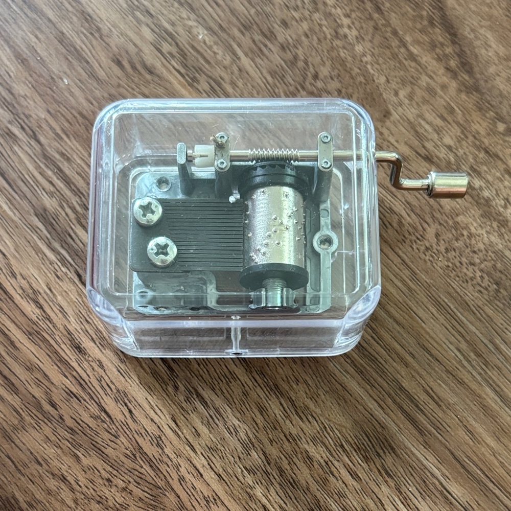 My Neighbor Totoro (theme song) Clear Hand-Crank Music Box